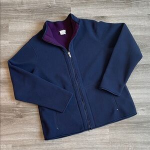 Prospirit blue fleece zip up jacket